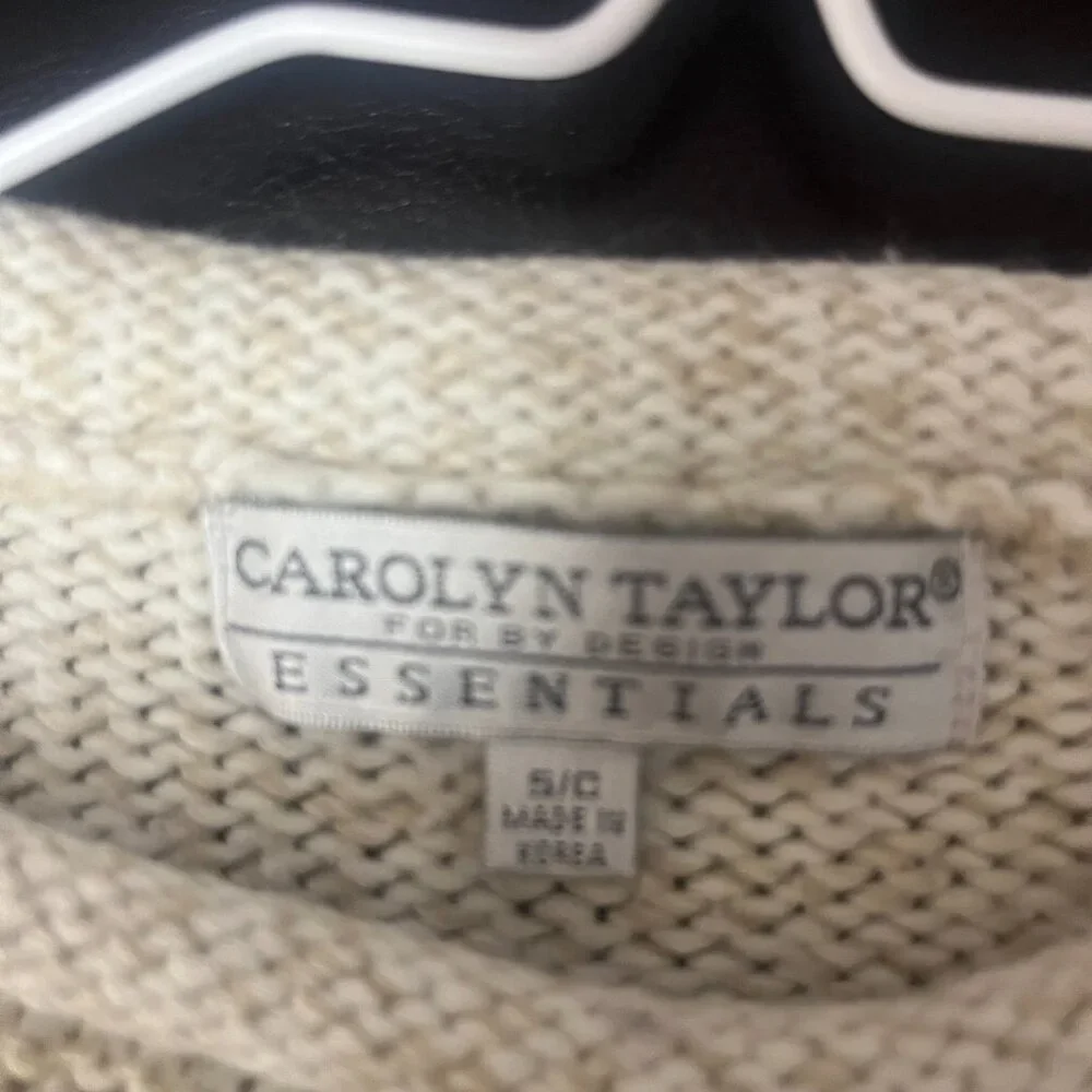 women's oatmeal color sweater - Picture 3 of 5